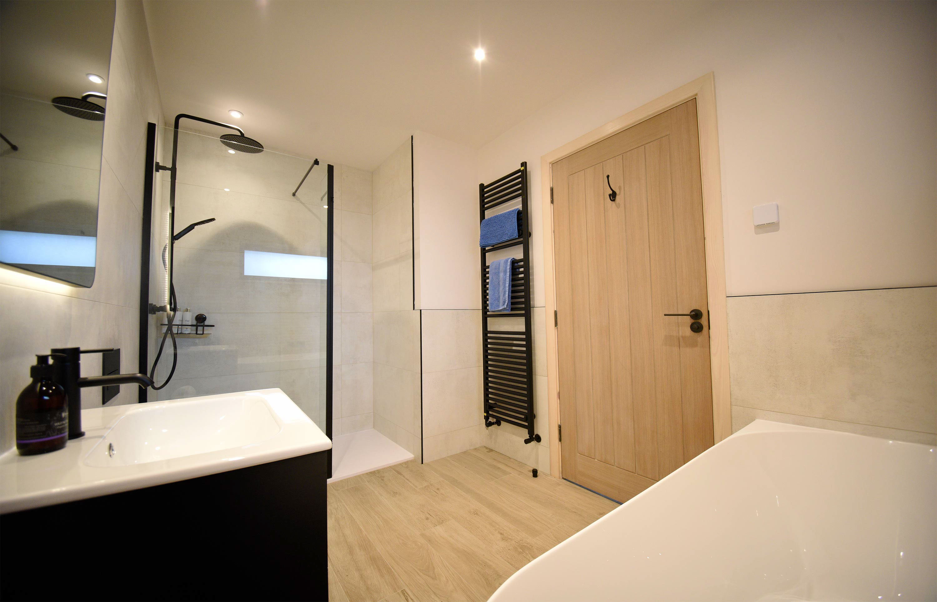 Slignich House is a spacious luxury self catering accommodation with modern bathrooms with bath shower and heated towel rail