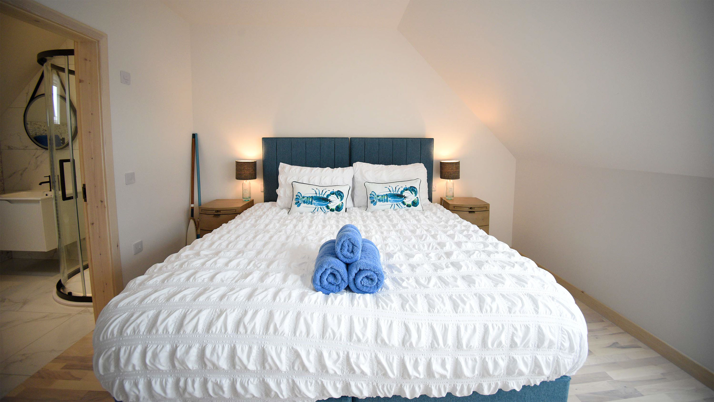 Our self catering accommodation Slignich House is a modern luxury self catering accommodation lwith Super King size beds
