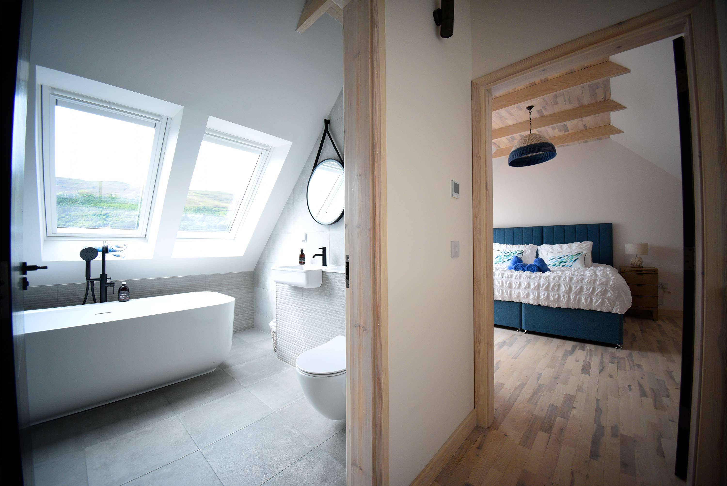 Enjoy luxury self catering facilities at Fishermans Cottage self catering accommodation with sea views in Portree