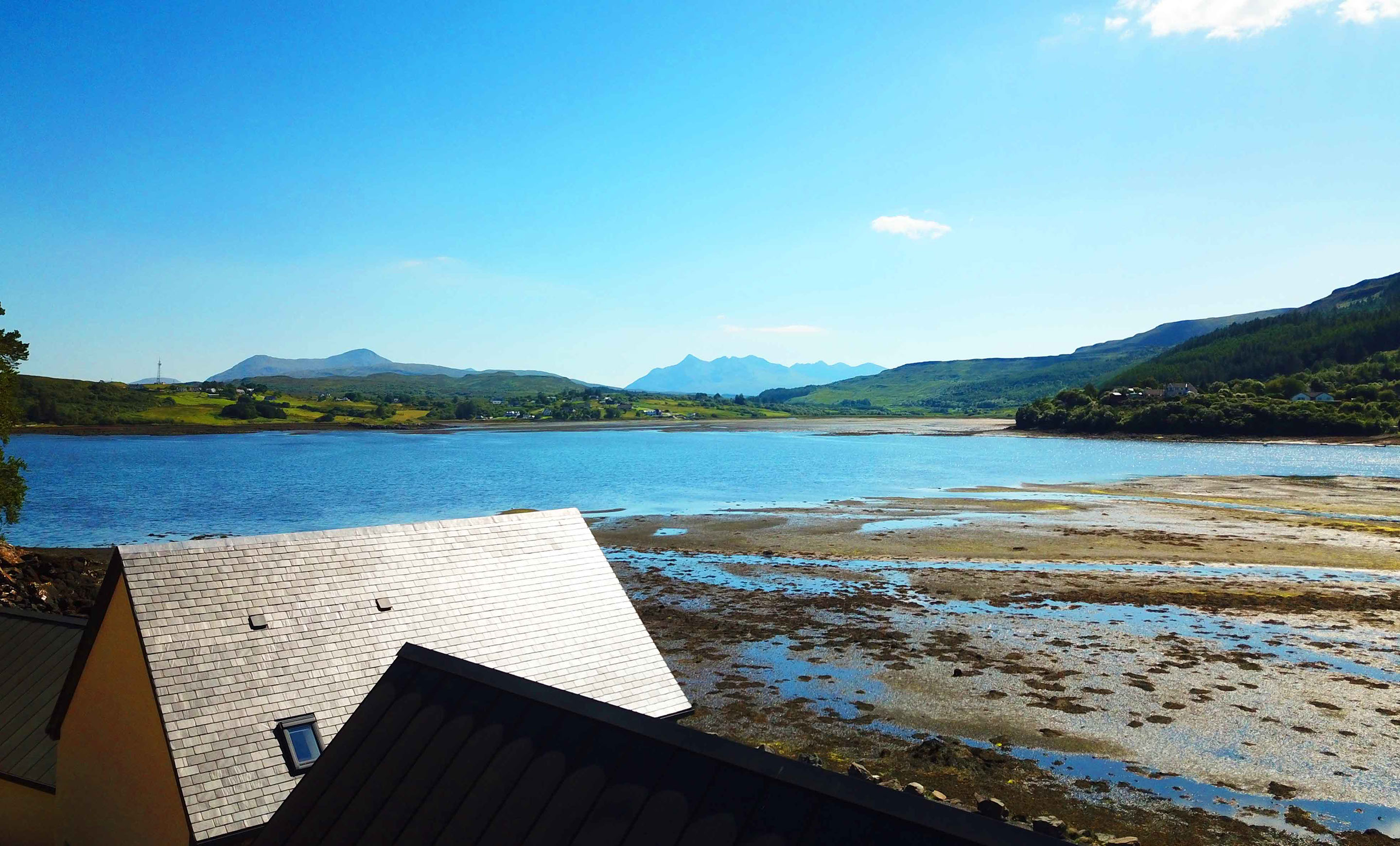 Wake up to sea and mountain views when you book Stay in Portree Bay luxury self catering accommodation