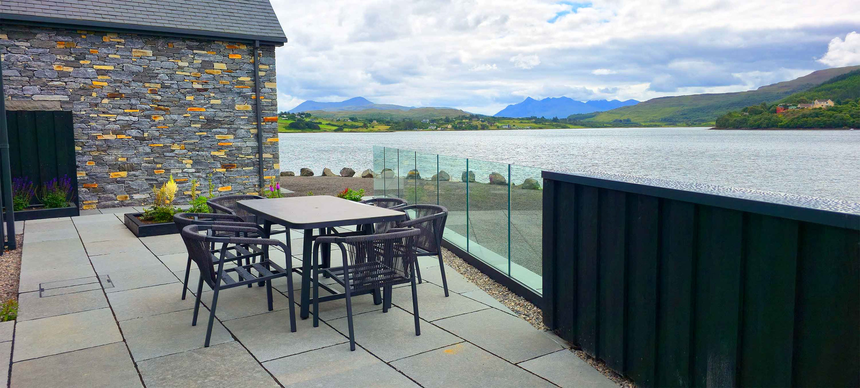 Enjoy stunning sea and mountain views of Portree when you stay at Fisherman's Cottage luxury self catering accommodation