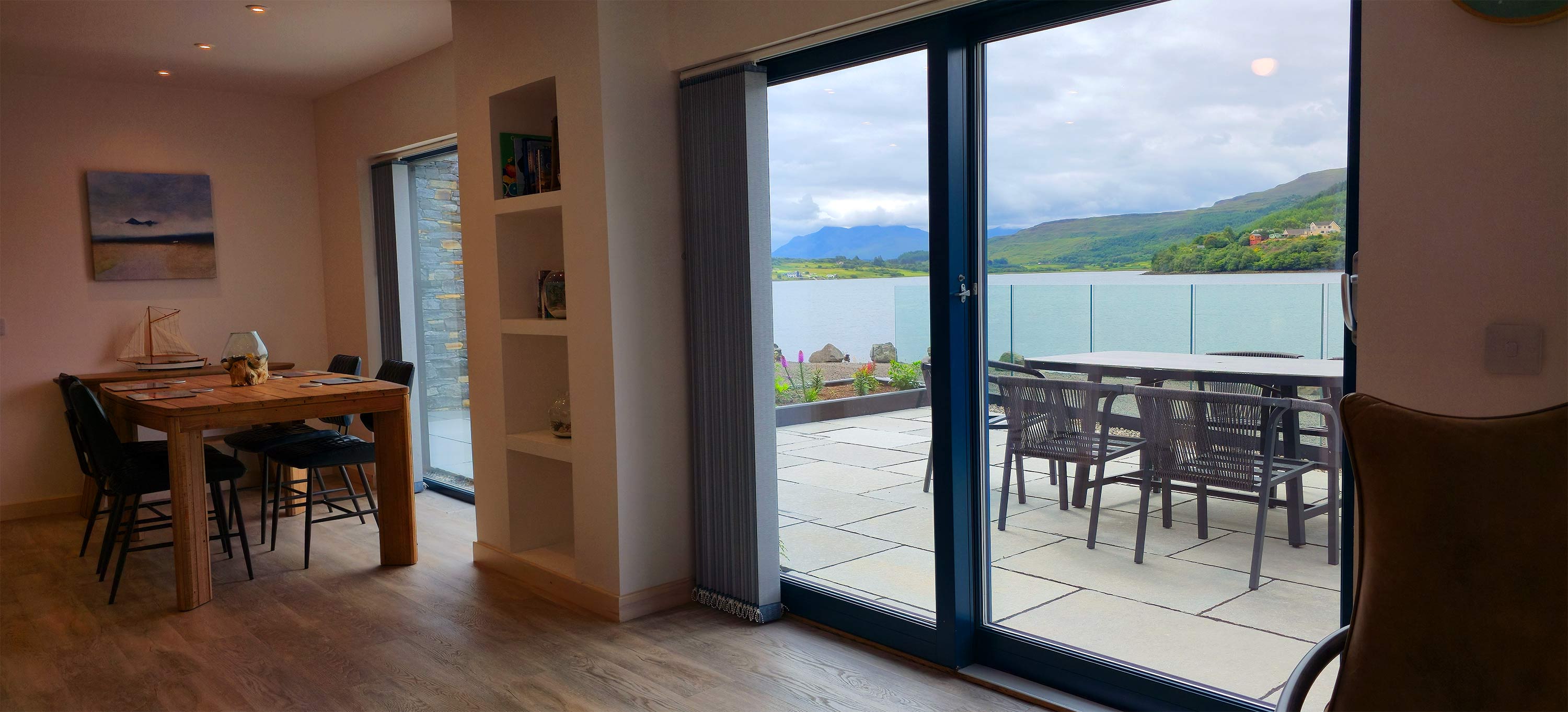 Wake up to sea views of the Isle of Skye when you book Stay in Portree Bay luxury self catering accommodation